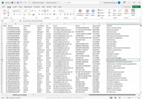 CSV .